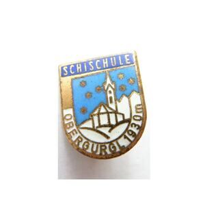 Vintage schischule obergurgl hat pin Austria